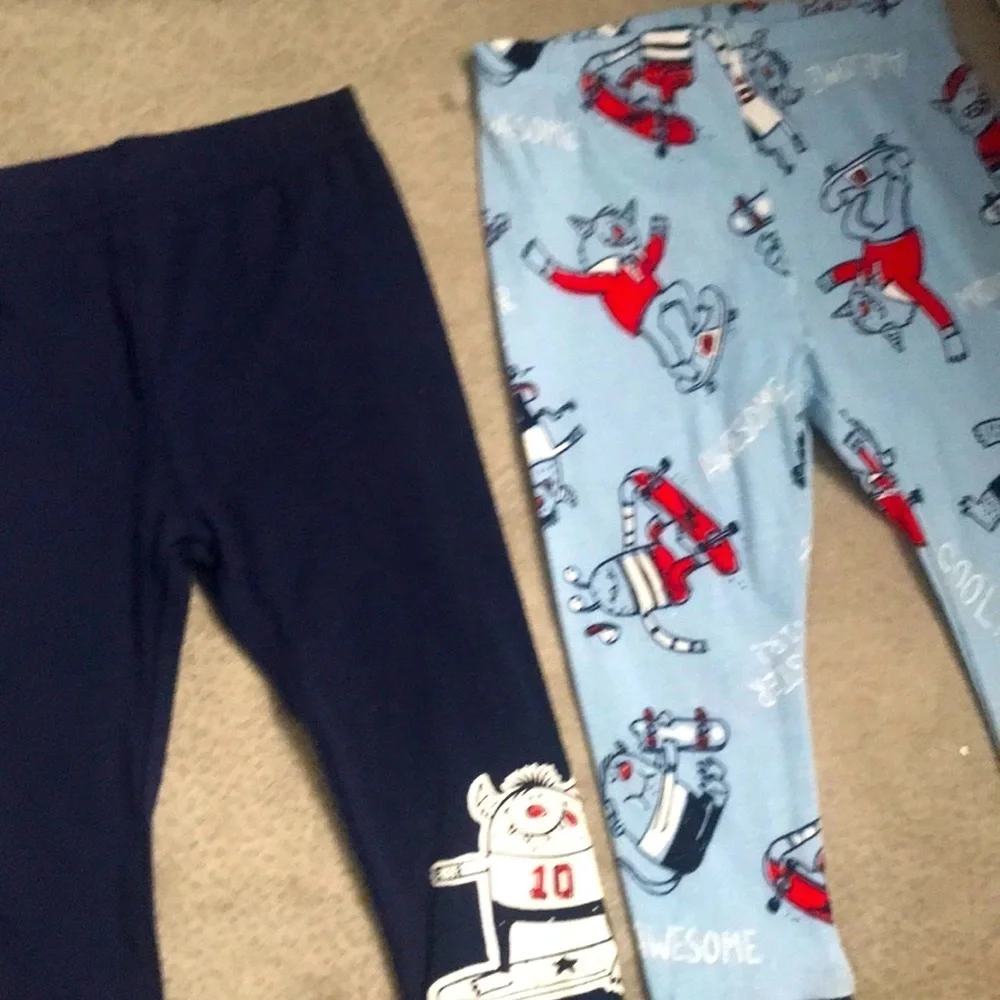 NWOT boy’s Carter’s Monster leggings 12mth
